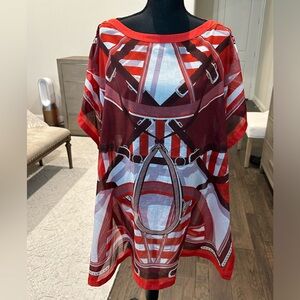 Hermes "En Roue Libre" beach tunic